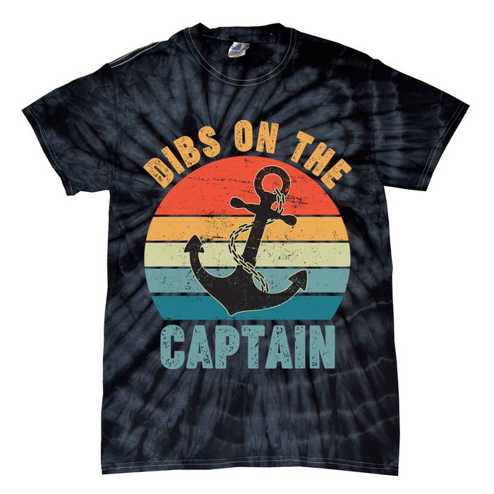 Vintage Distressed Dibs On The Captain Tie-Dye T-Shirt