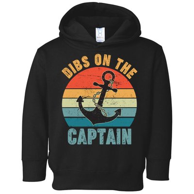 Vintage Distressed Dibs On The Captain Toddler Hoodie