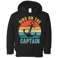 Vintage Distressed Dibs On The Captain Toddler Hoodie