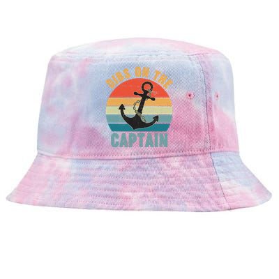 Vintage Distressed Dibs On The Captain Tie-Dyed Bucket Hat