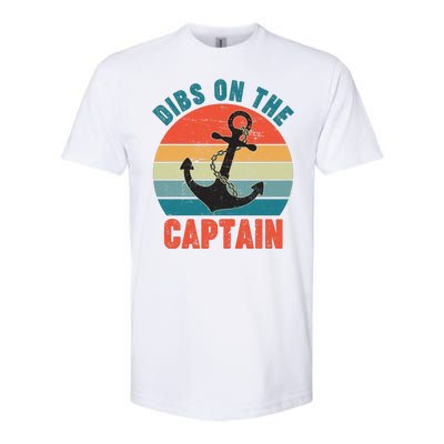 Vintage Distressed Dibs On The Captain Softstyle® CVC T-Shirt