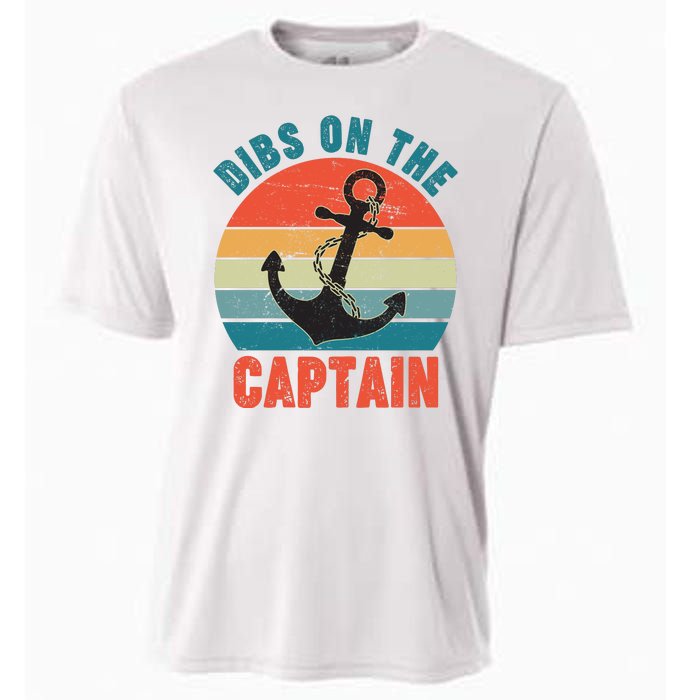 Vintage Distressed Dibs On The Captain Cooling Performance Crew T-Shirt