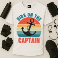 Vintage Distressed Dibs On The Captain Performance Shirt
