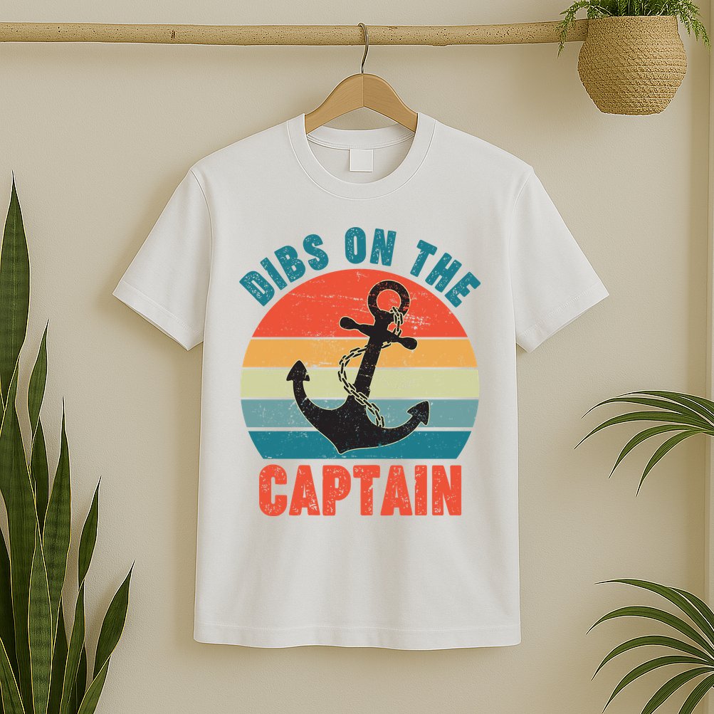 Vintage Distressed Dibs On The Captain T-Shirt