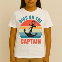 Vintage Distressed Dibs On The Captain T-Shirt