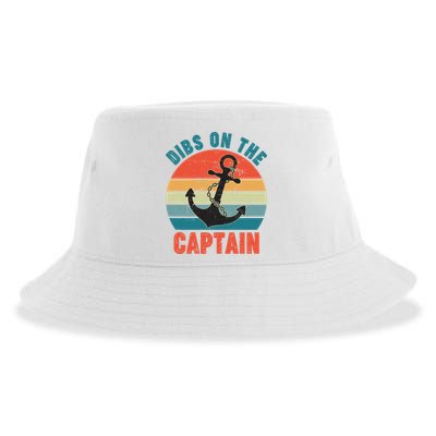 Vintage Distressed Dibs On The Captain Sustainable Bucket Hat