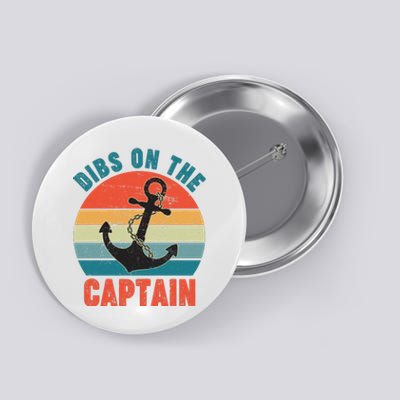 Vintage Distressed Dibs On The Captain Button