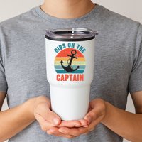 Vintage Distressed Dibs On The Captain Tumbler