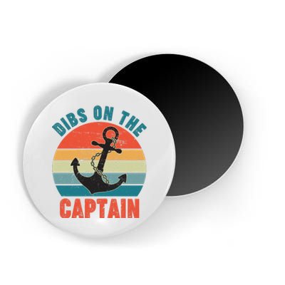 Vintage Distressed Dibs On The Captain Magnet