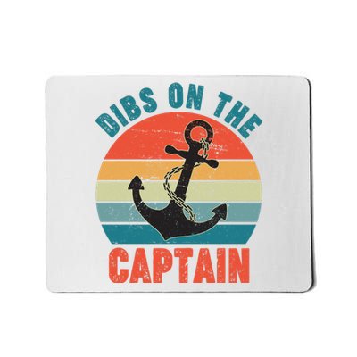 Vintage Distressed Dibs On The Captain Mousepad