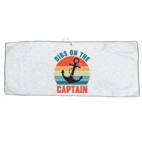 Vintage Distressed Dibs On The Captain Large Microfiber Waffle Golf Towel