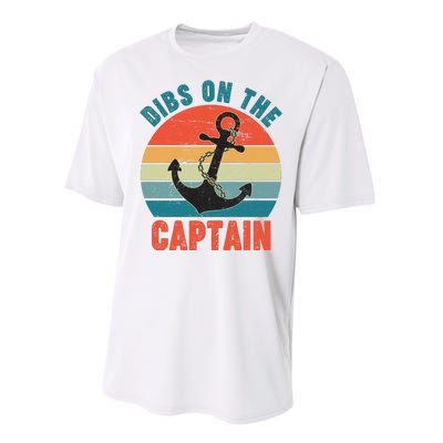 Vintage Distressed Dibs On The Captain Performance Sprint T-Shirt