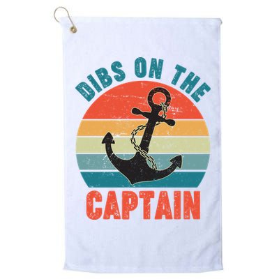 Vintage Distressed Dibs On The Captain Golf Towel