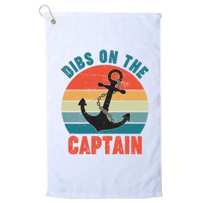 Vintage Distressed Dibs On The Captain Platinum Collection Golf Towel