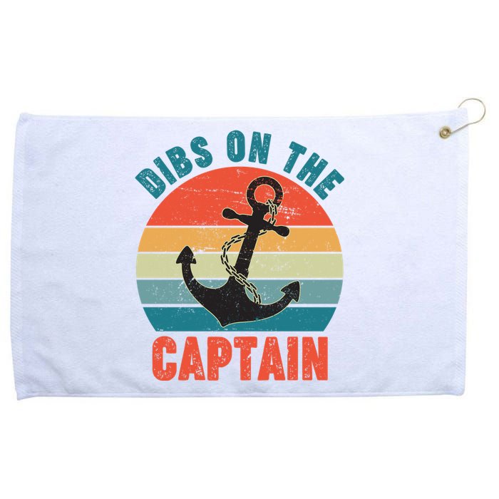 Vintage Distressed Dibs On The Captain Grommeted Golf Towel