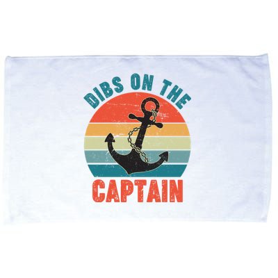 Vintage Distressed Dibs On The Captain Microfiber Hand Towel