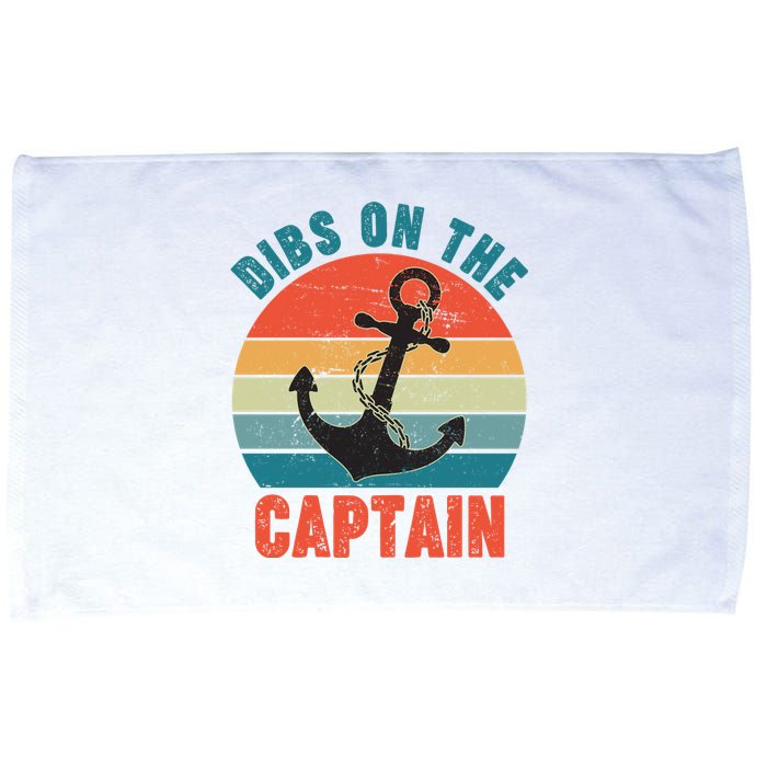 Vintage Distressed Dibs On The Captain Microfiber Hand Towel