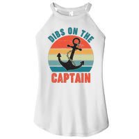 Vintage Distressed Dibs On The Captain Women’s Perfect Tri Rocker Tank