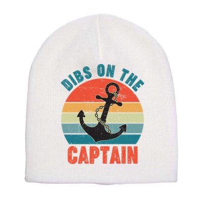 Vintage Distressed Dibs On The Captain Short Acrylic Beanie