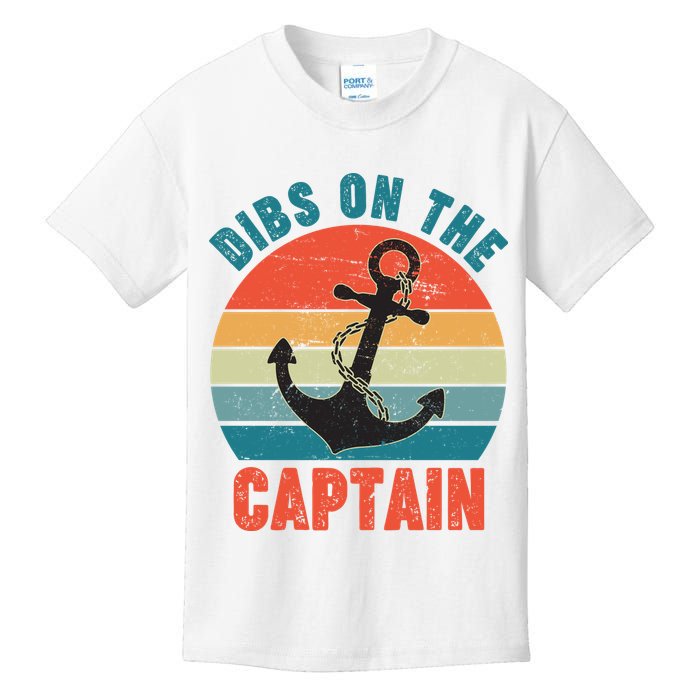 Vintage Distressed Dibs On The Captain Kids T-Shirt