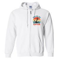 Vintage Distressed Dibs On The Captain Full Zip Hoodie
