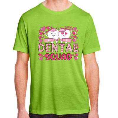 Valentines Day Dental Squad Valentine Dental Assistant Meaningful Gift Adult ChromaSoft Performance T-Shirt