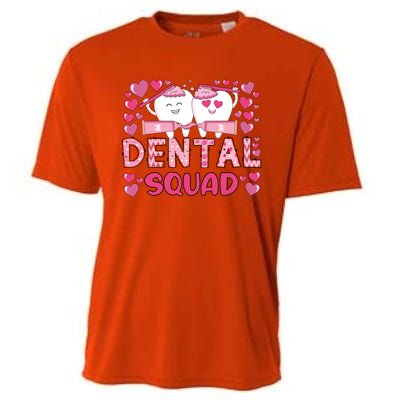 Valentines Day Dental Squad Valentine Dental Assistant Meaningful Gift Cooling Performance Crew T-Shirt