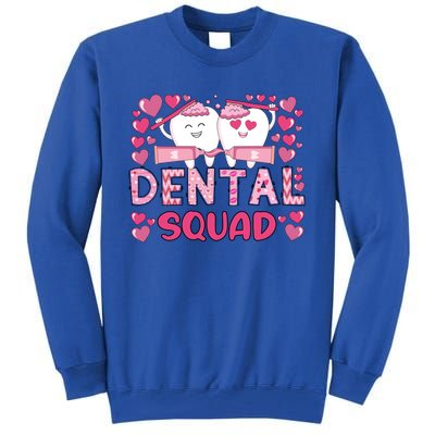 Valentines Day Dental Squad Valentine Dental Assistant Meaningful Gift Tall Sweatshirt