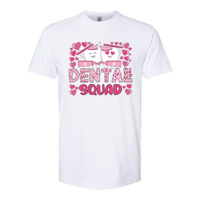 Valentines Day Dental Squad Valentine Dental Assistant Meaningful Gift Softstyle CVC T-Shirt