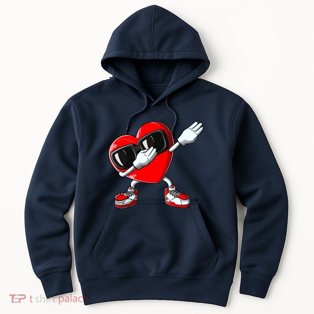 Valentines Day Dabbing Heart Boy Girl Love Dab Dance Funny Hoodie