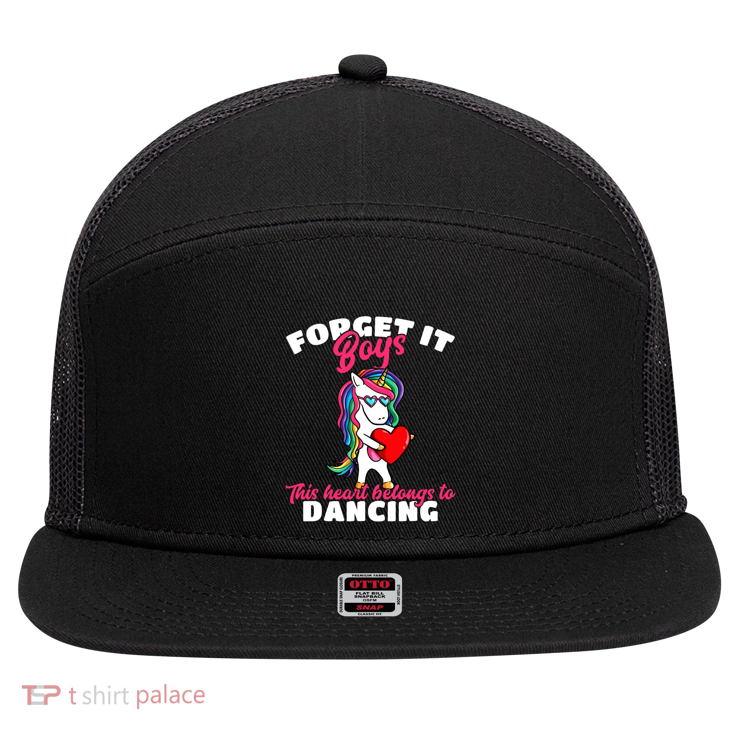 Valentines Day Dance Lover For Dancing Dancer 7 Panel Mesh Trucker Snapback Hat