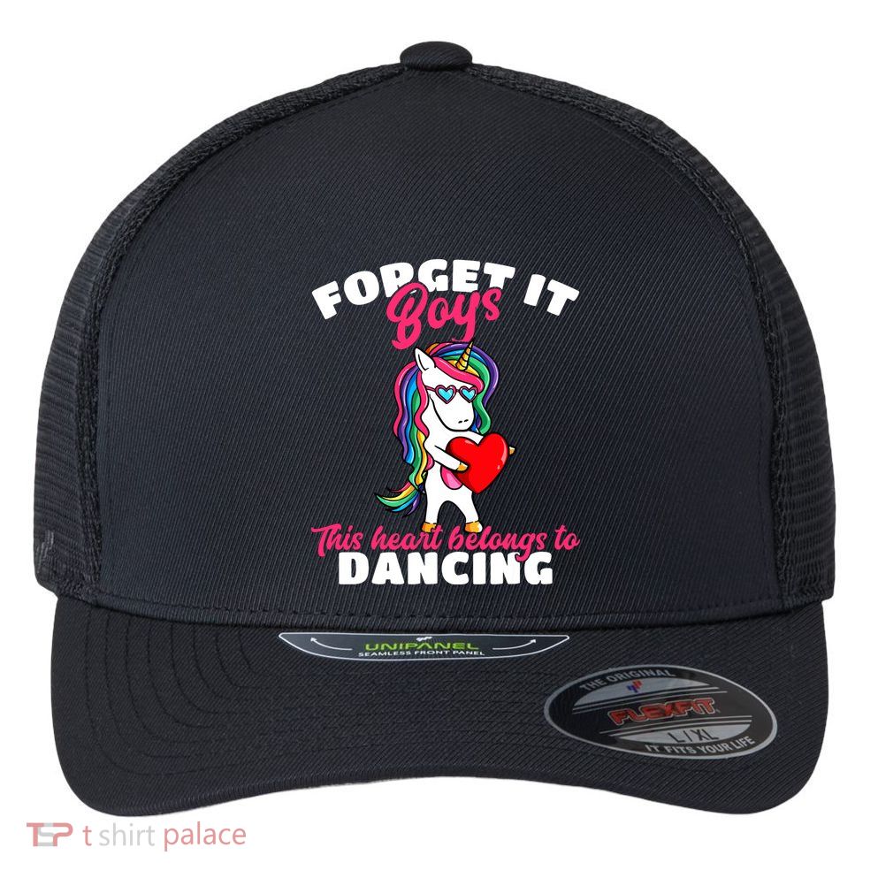 Valentines Day Dance Lover For Dancing Dancer Flexfit Unipanel Trucker Cap