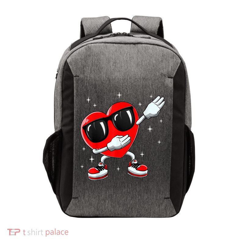Valentines Day Dabbing Heart Funny Valentine's Day Vector Backpack