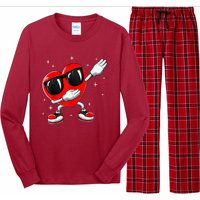 Valentines Day Dabbing Heart Funny Valentine's Day Long Sleeve Pajama Set