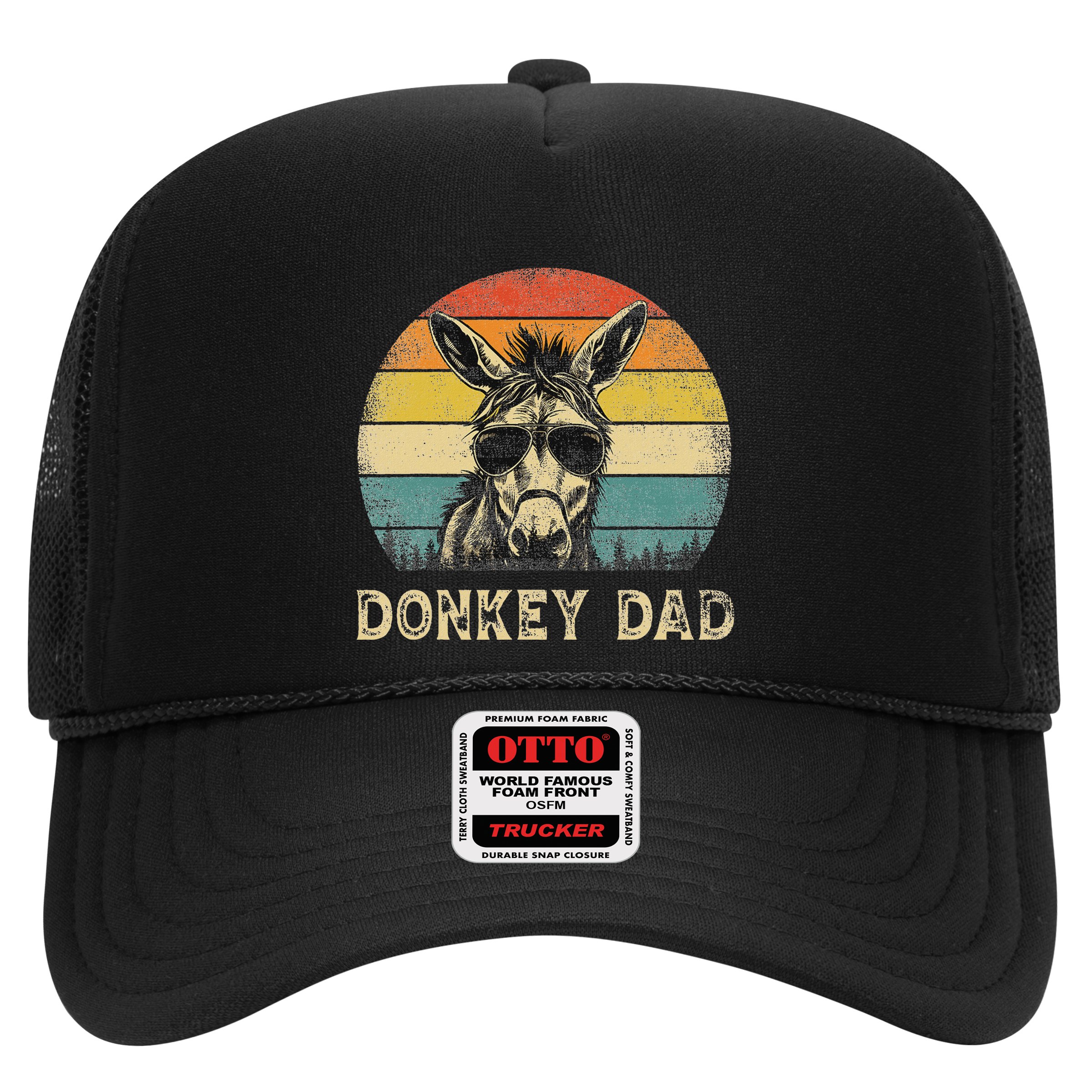 Vintage Donkey Dad Donkey Lovers Daddy FatherS Day Hat
