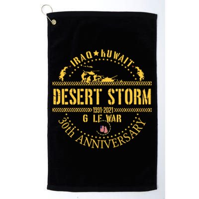 Veterans Day Desert Storm 30th Anniversary 1991 2022 Platinum Collection Golf Towel