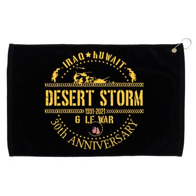 Veterans Day Desert Storm 30th Anniversary 1991 2022 Grommeted Golf Towel