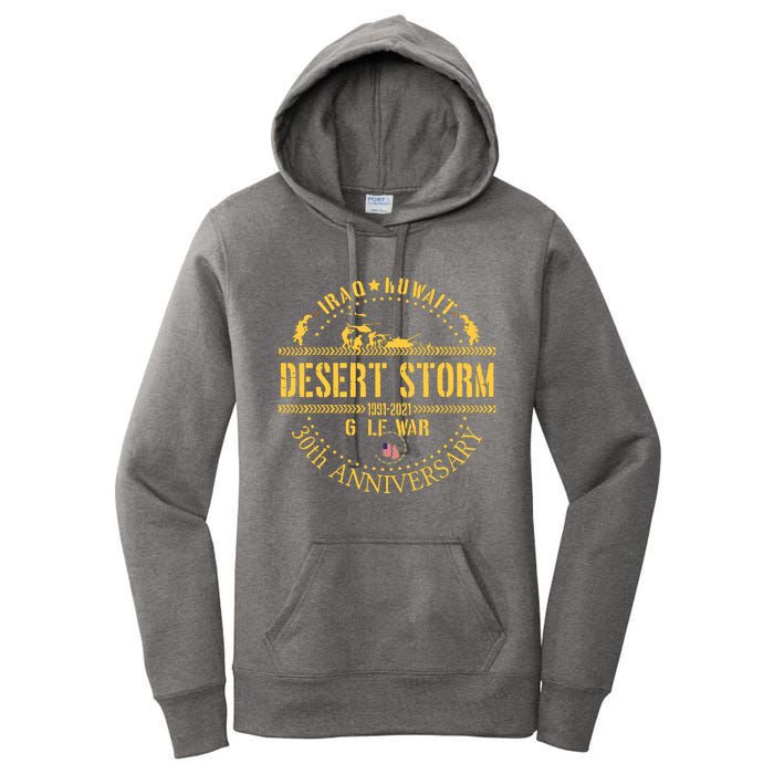 Veterans Day Desert Storm 30th Anniversary 1991 2022 Women's Pullover Hoodie