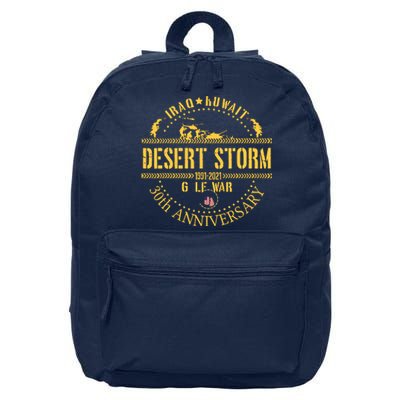 Veterans Day Desert Storm 30th Anniversary 1991 2022 16 in Basic Backpack