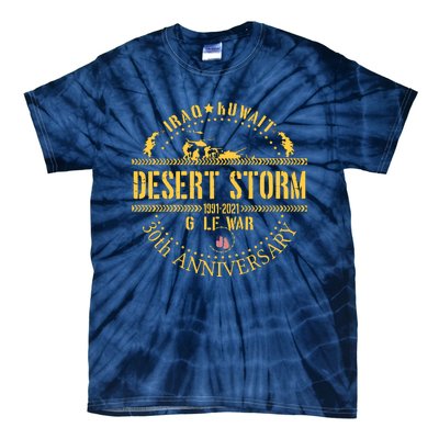 Veterans Day Desert Storm 30th Anniversary 1991 2022 Tie-Dye T-Shirt