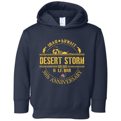 Veterans Day Desert Storm 30th Anniversary 1991 2022 Toddler Hoodie