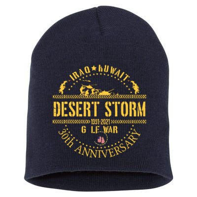 Veterans Day Desert Storm 30th Anniversary 1991 2022 Short Acrylic Beanie