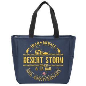 Veterans Day Desert Storm 30th Anniversary 1991 2022 Zip Tote Bag