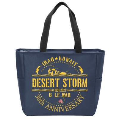 Veterans Day Desert Storm 30th Anniversary 1991 2022 Zip Tote Bag