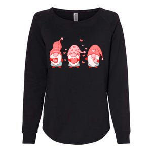 Valentine's Day Design For Wo With Cute Gnomes Womens California Wash Sweatshirt