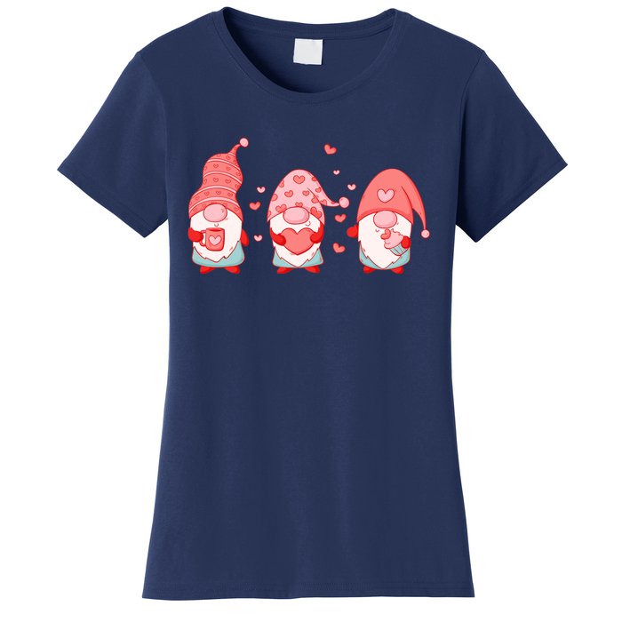 Valentine's Day Design For Wo With Cute Gnomes Women's T-Shirt