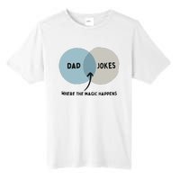 Venn Dadagram Dad Jokes Where The Magic Happens Tall Fusion ChromaSoft Performance T-Shirt