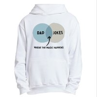 Venn Dadagram Dad Jokes Where The Magic Happens Urban Pullover Hoodie