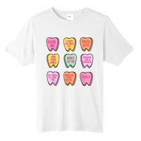 Valentines Day Dental Tooth Candy Retro Dentist Tall Fusion ChromaSoft Performance T-Shirt