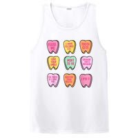 Valentines Day Dental Tooth Candy Retro Dentist PosiCharge Competitor Tank